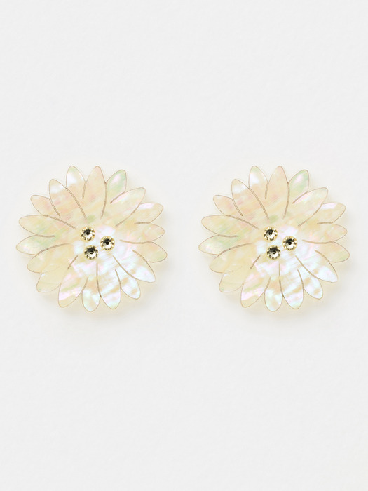 [THE GOBO x Root57] LARGE DAISY STUD EARRING_003CB_E02