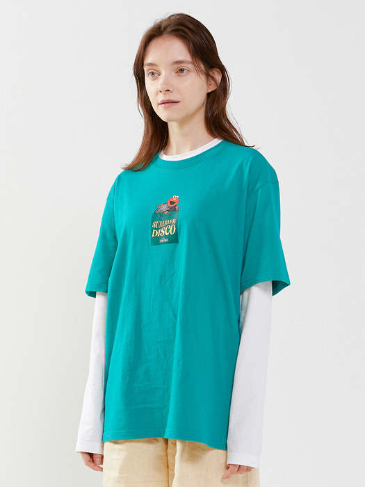 [SM20 SV X Sesame Street] LP Elmo T-Shirts(Green)