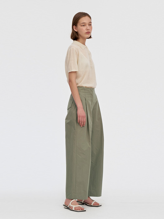 RELAXED PAPERBACK PANTS WOMEN [KHAKI]