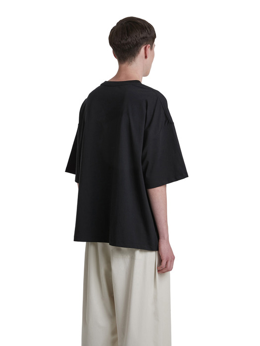 Ver 2. Ripped Hole T-Shirts / Cotton_Black