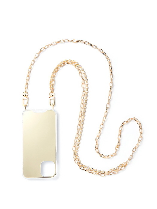 LOVE GOLD PEARL MIXED CHAIN CASE