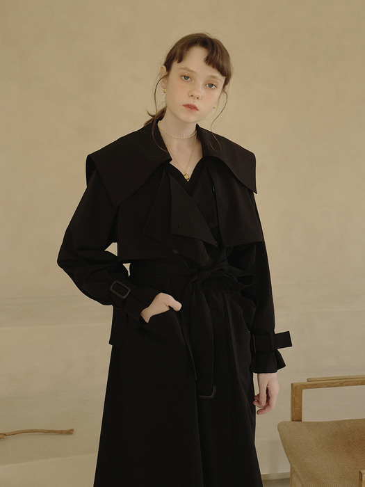 Notting Hill Trench Coat (Black)