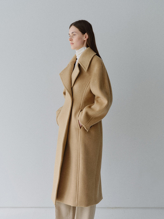 TTW CASHMERE LINE VOLUME COAT_3COLORS