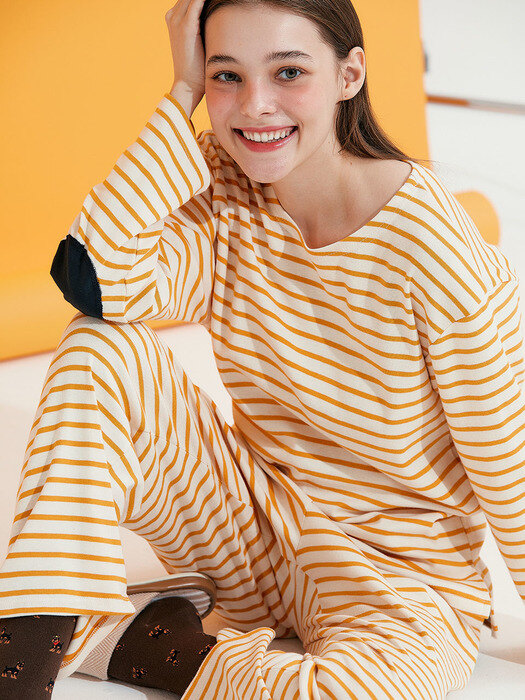 Women`s Olivia Stripe Pajama Top