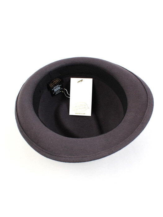 BU Gray Short Wool Fedora 울페도라