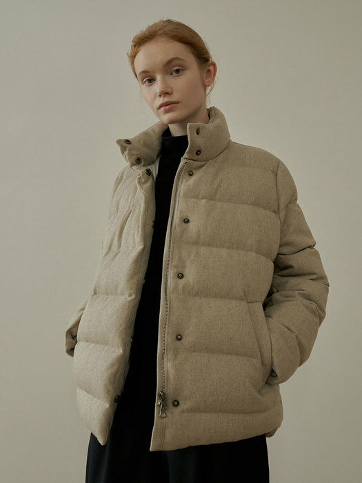 WOOL GOOSE PUFFER