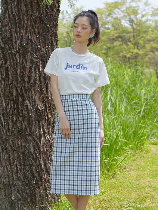 JARDIN LOGO T-SHIRT_WHITE