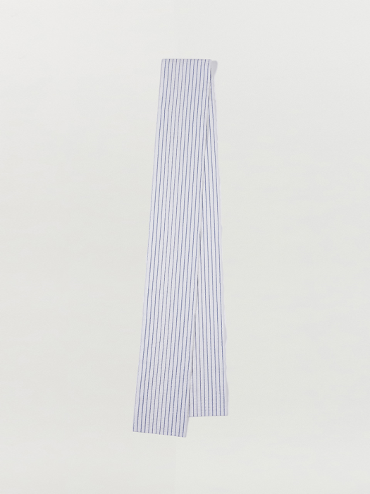 SENSE Long Scarf - White Stripe
