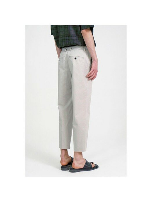 summer cotton blended chino pants_CWPAM21371GYX