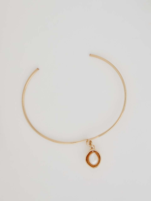 PEARL CHOKER NECKLACE (GOLD)
