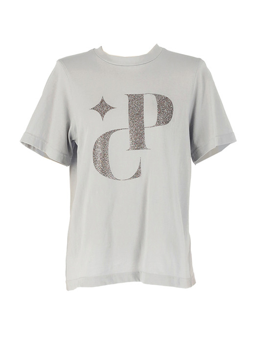 Glitter symbol t-shirt_grey