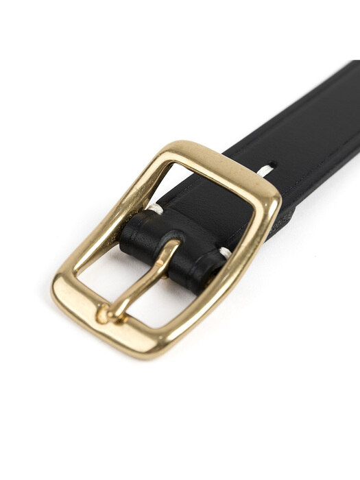 CENTER BAR NARROW BELT (black)