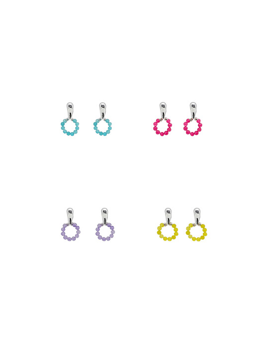 Pastel Beads Earrings