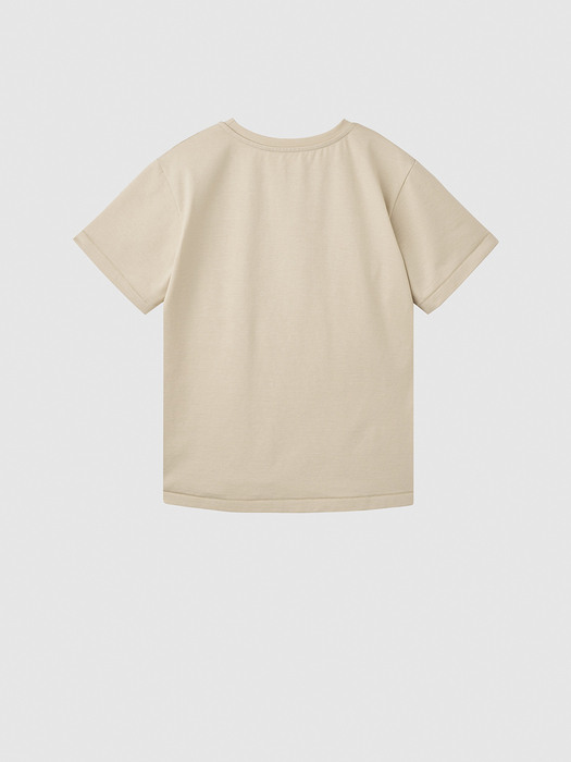 Tencel Cotton T-shirts / Beige