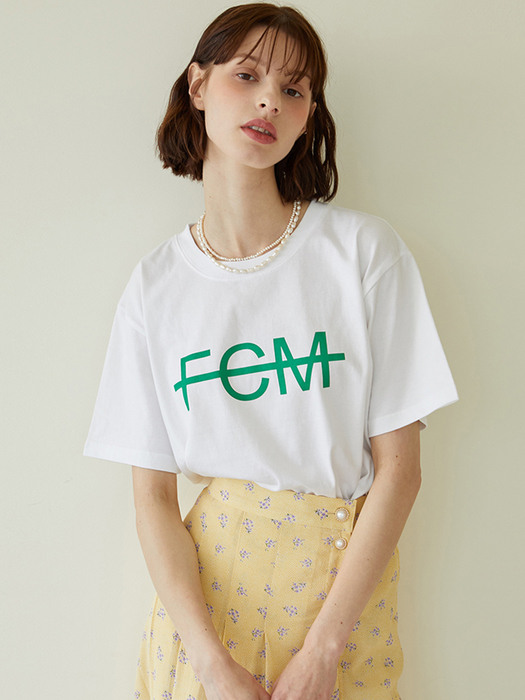 FCM T-shirt WH GN