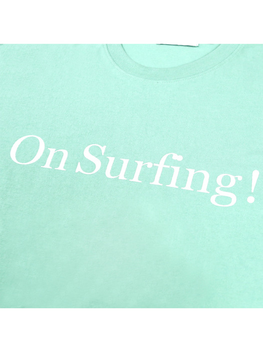 On Surfing Logo Tee (Mint)