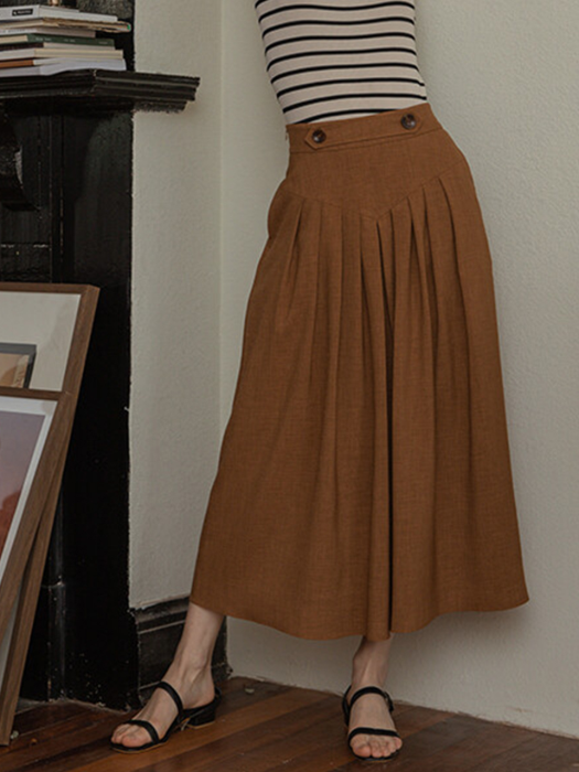 ROXANE ballon skirt_camel