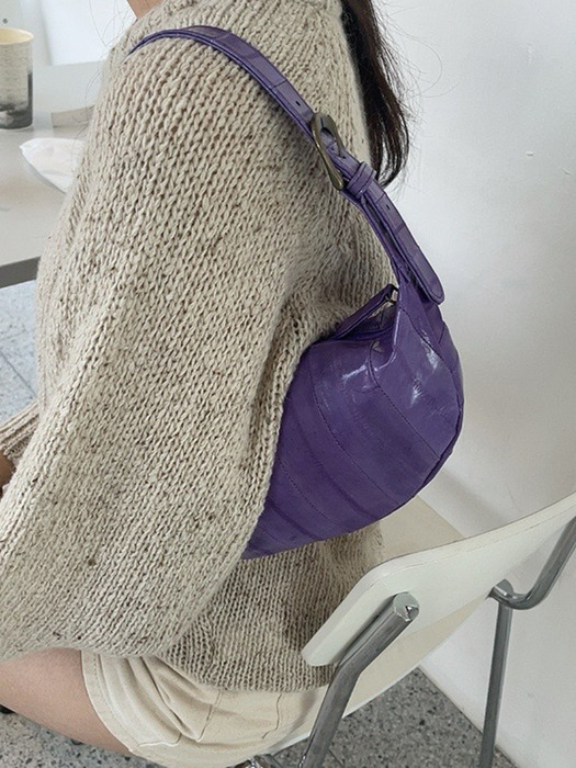 Croissant Bag (크루아상 백) purple