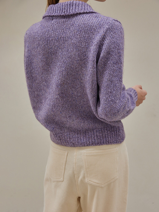 Italy nep cardigan (lavender)