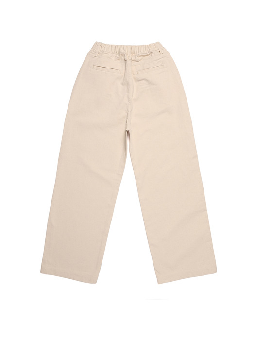 Cotton Denim Banding Trousers