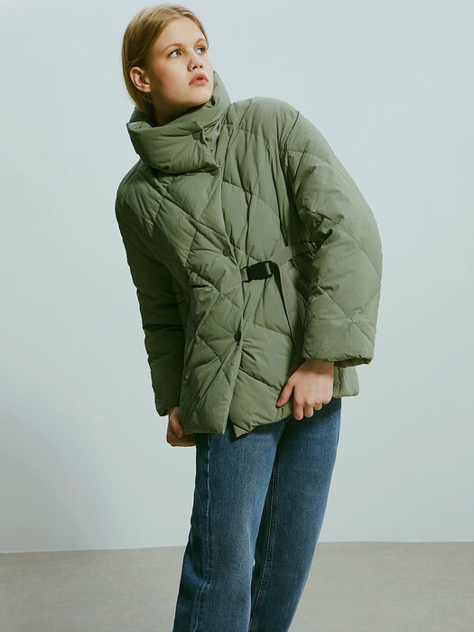 [씨씨클럽]퀼팅 구스 다운 점퍼 C214PSG783_KA [W CONCEPT]