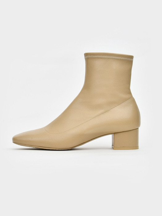 Moa Ankle Boots Beige