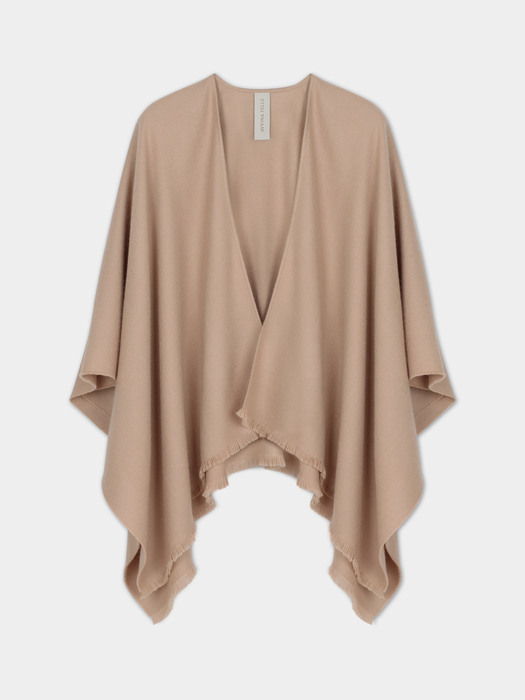 Royal Baby Alpaca Cape -Light Camel