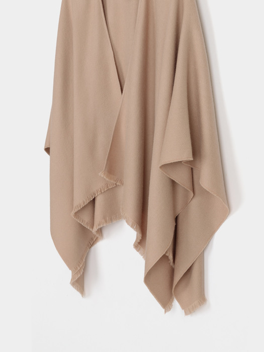 Royal Baby Alpaca Cape -Light Camel