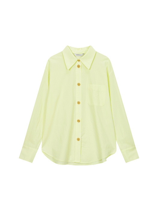 10;BOMARKET_라이트 컬러 셔츠 레몬
