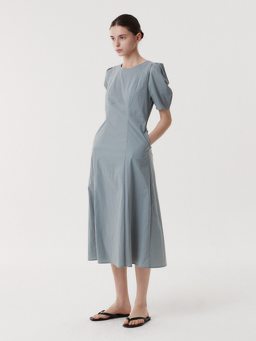 RAYE DRESS (GREYBLUE)