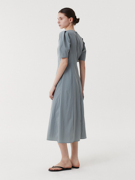 RAYE DRESS (GREYBLUE)