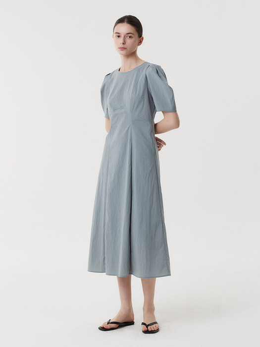 RAYE DRESS (GREYBLUE)