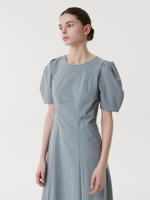 RAYE DRESS (GREYBLUE)