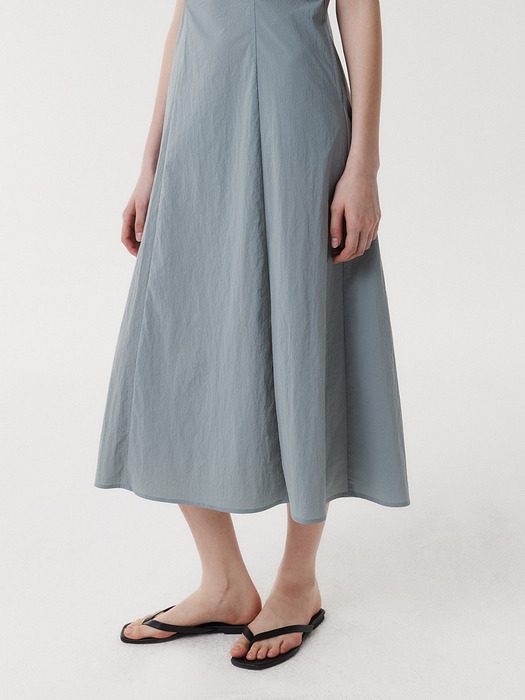 RAYE DRESS (GREYBLUE)