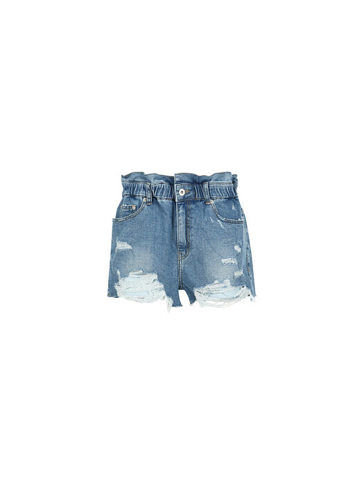 [SS22] DESTROYED DENIM SHORTS