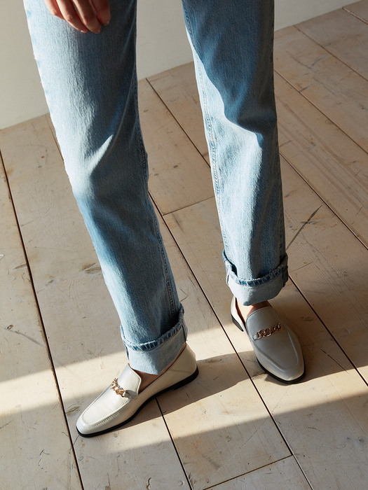 HARVEY Chained 2way loafer - 5color 1.5cm 체인 클래식 로퍼 바부슈