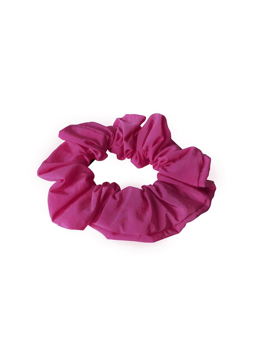 nylon hair scrunchie_pink