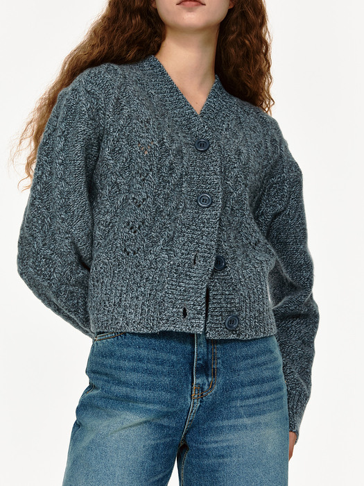TWW CASHMERE CABLE KNIT CARDIGAN_3 COLORS