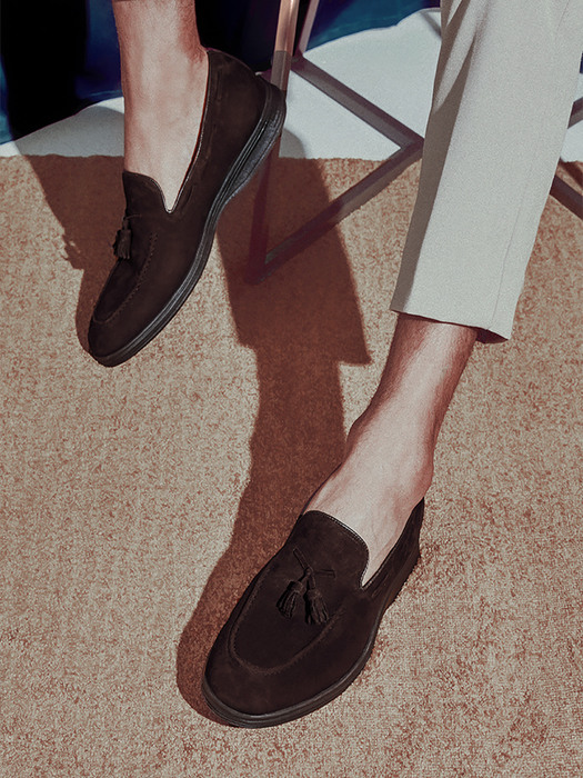 scaboro leon loafers silky CACAO