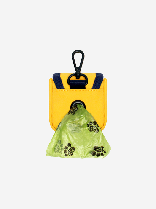 SIGNATURE LOGO SUPPLEX POOP BAG-YELLOW(풉백)