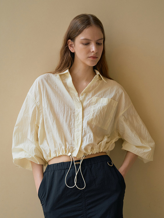 String Long Sleeve Shirt[LMBCSUSH302]-2color