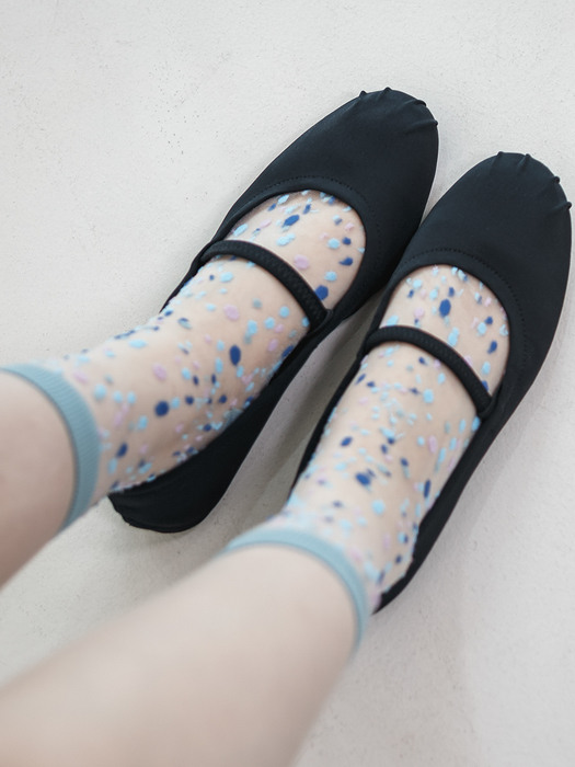 [선물포장]Affleck see-through socks 3colors
