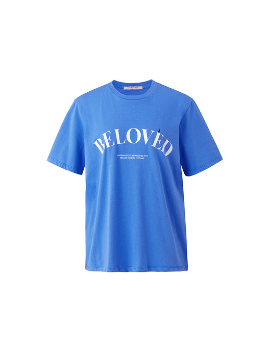 Beloved rabbit T-shirt - Marine blue