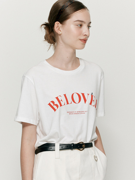 Beloved rabbit T-shirt - Off white