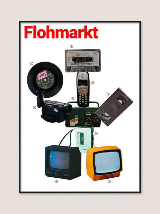 [souffle] Flohmarkt 수플 A1 50x70 A2 사이즈