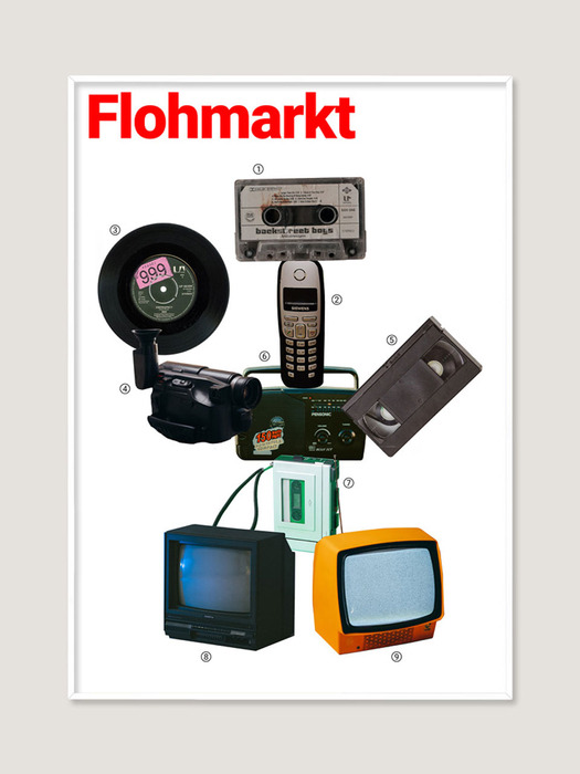 [souffle] Flohmarkt 수플 A1 50x70 A2 사이즈