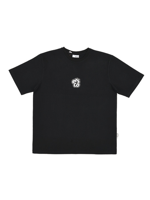 ersco heart logo signature t-shirts_Black