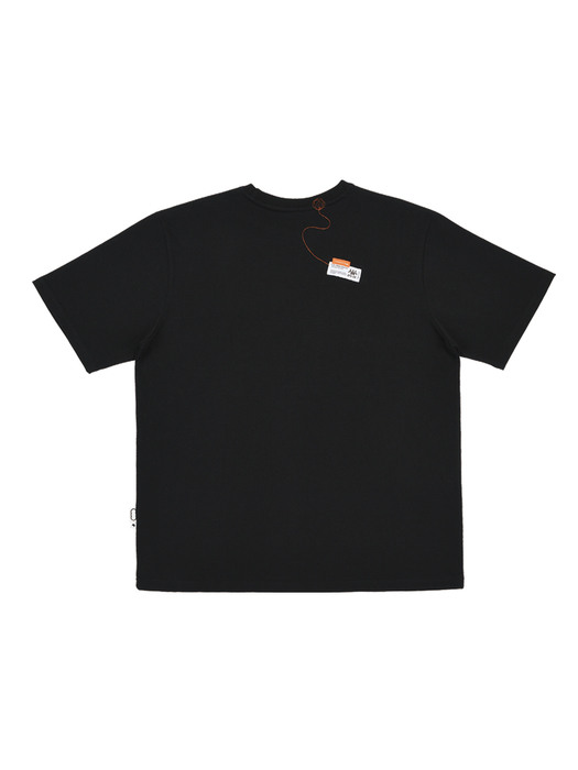 ersco heart logo signature t-shirts_Black