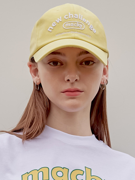 new challenge ball cap yellow