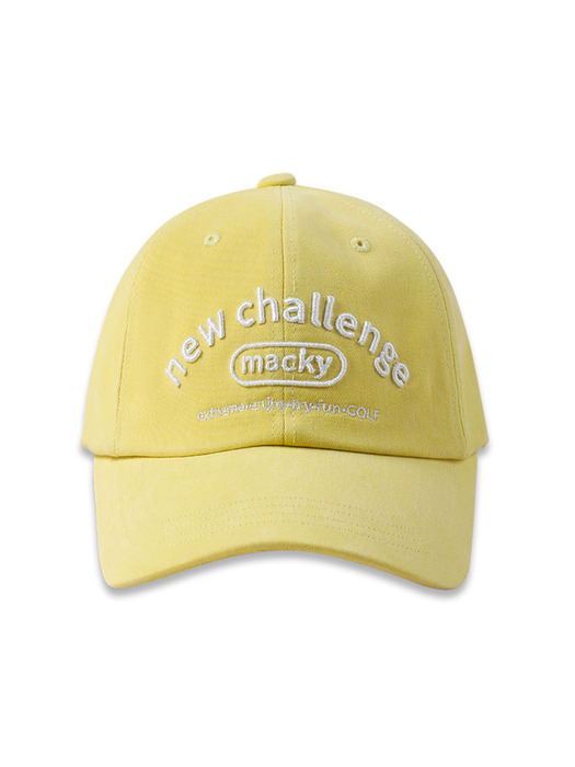 new challenge ball cap yellow